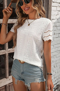 Eyelet Embroidered Blouse