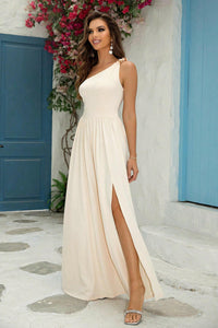 Completely In Love One-Shoulder Split Maxi Dress