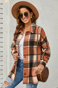 Autumn Plaid Flannel Shacket