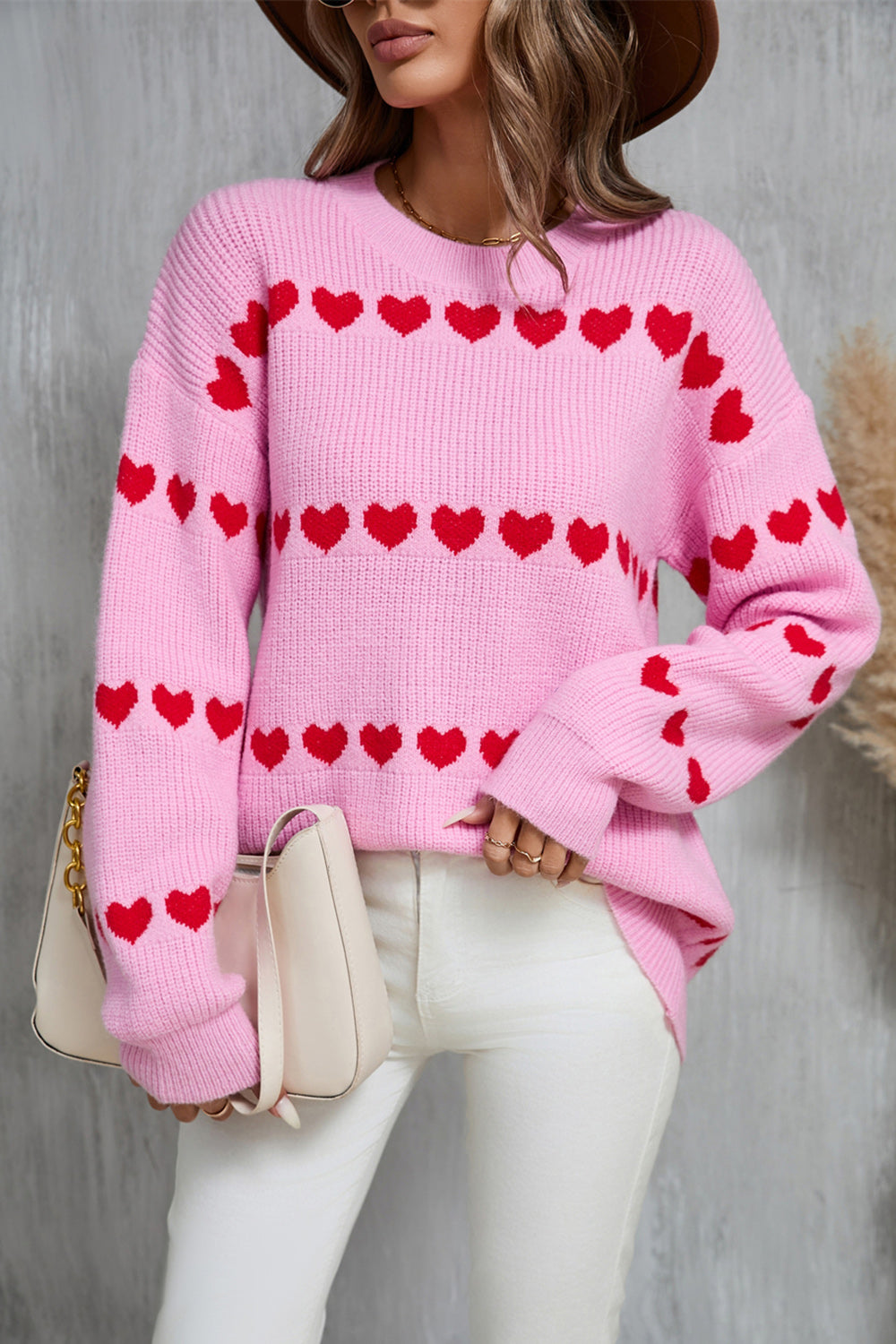 Love Soft Heart Sweater