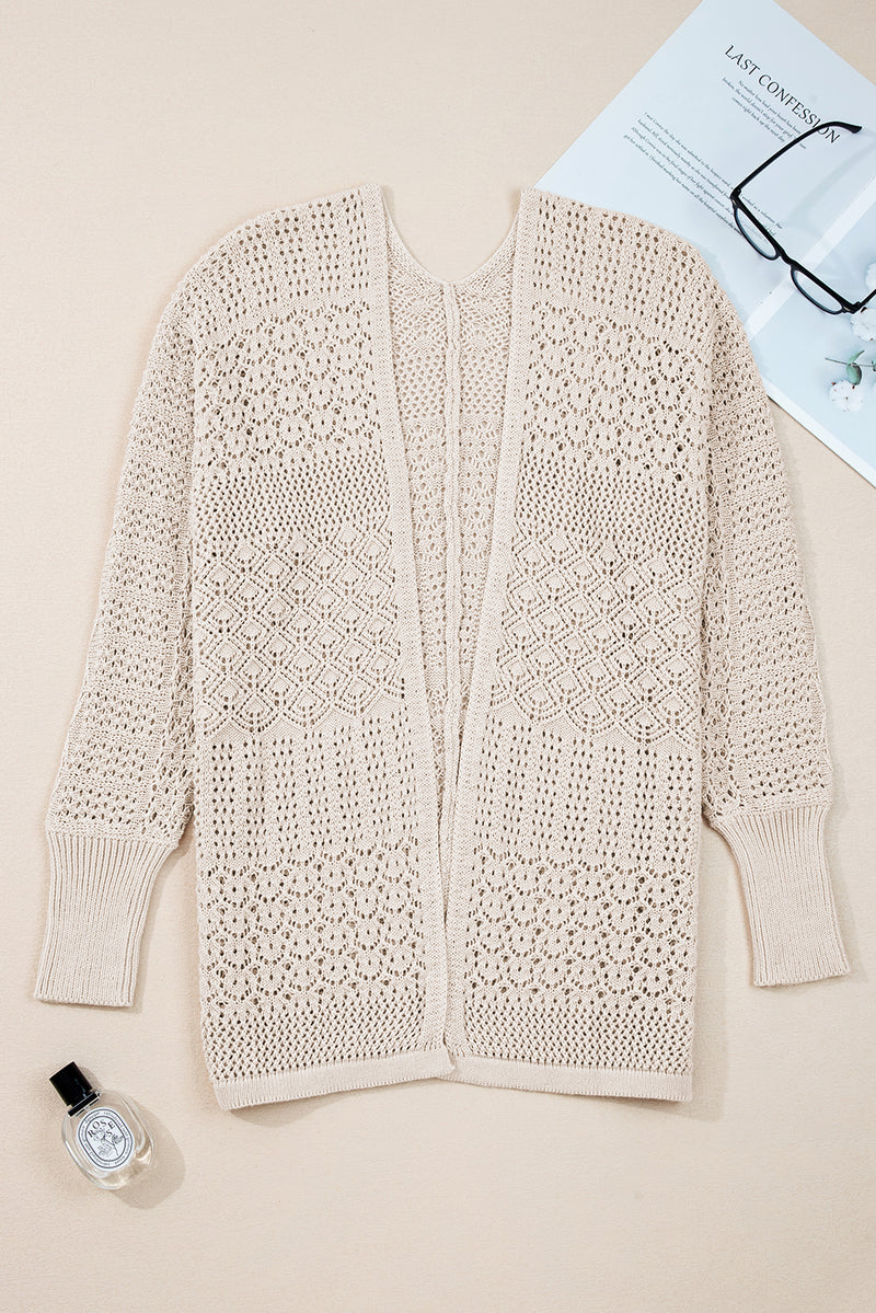 Knit Open Front Cardigan