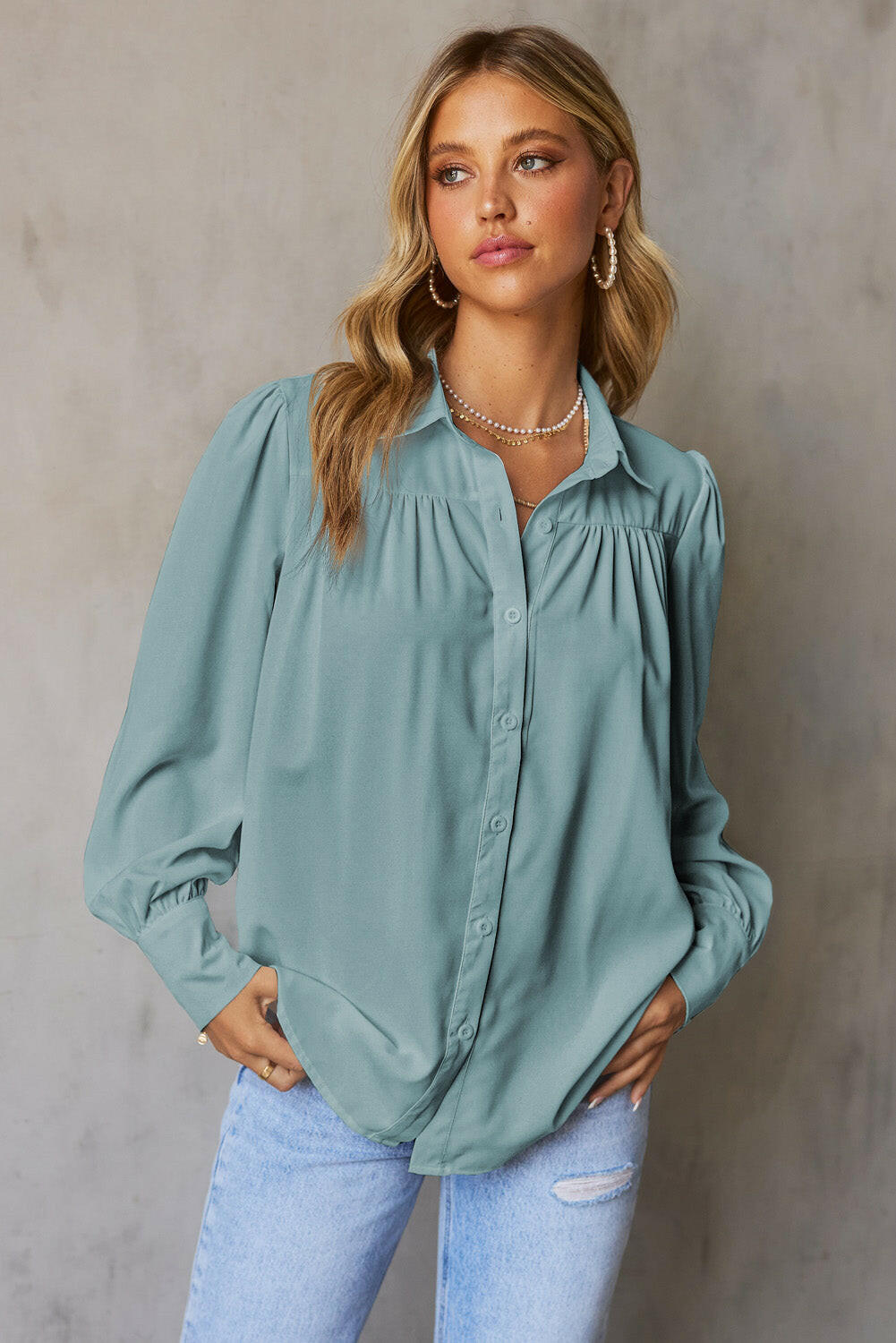 Button Up Blouse