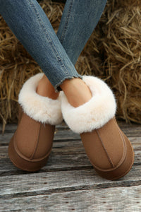 Plush Suede Cozy Slippers