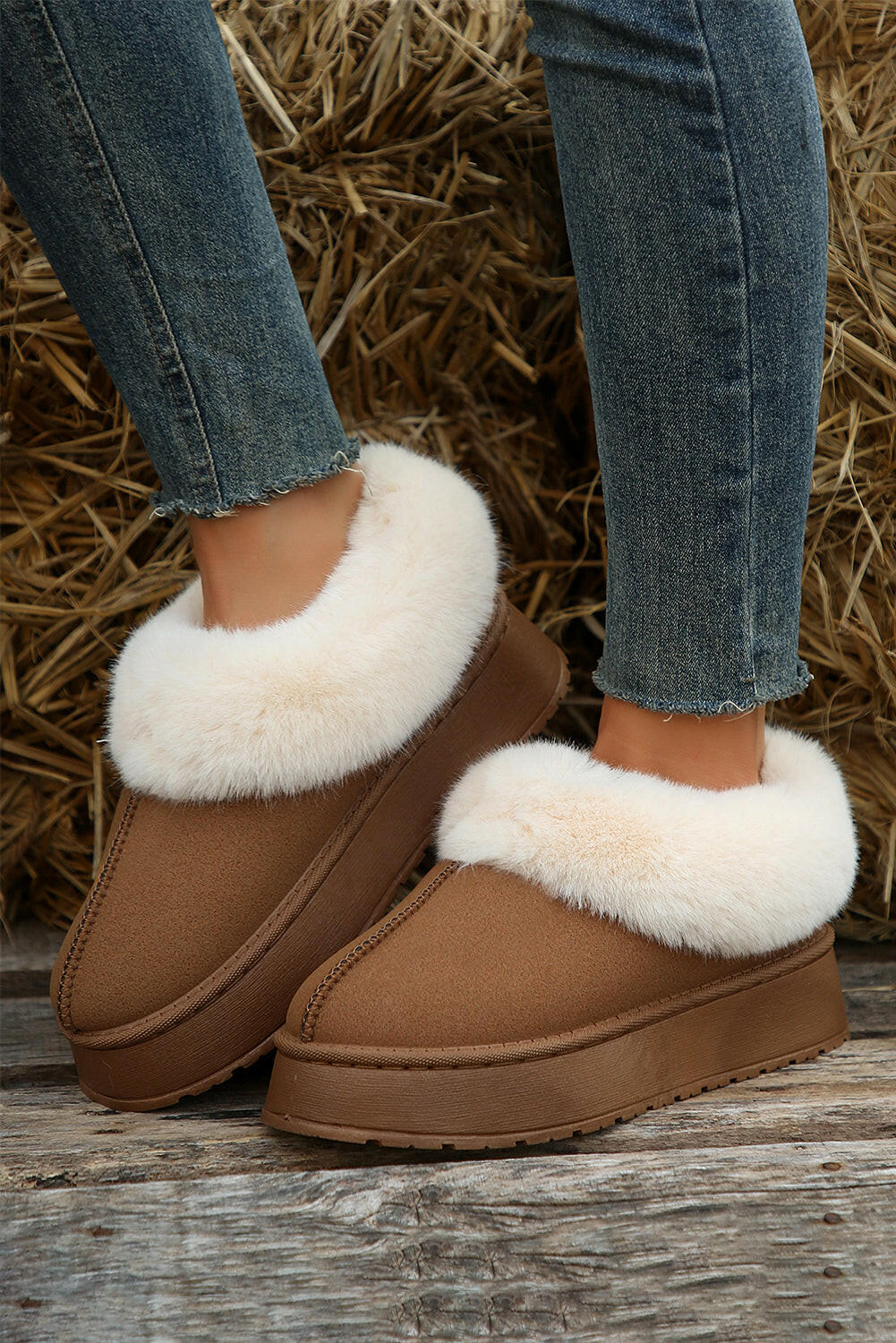 Plush Suede Cozy Slippers