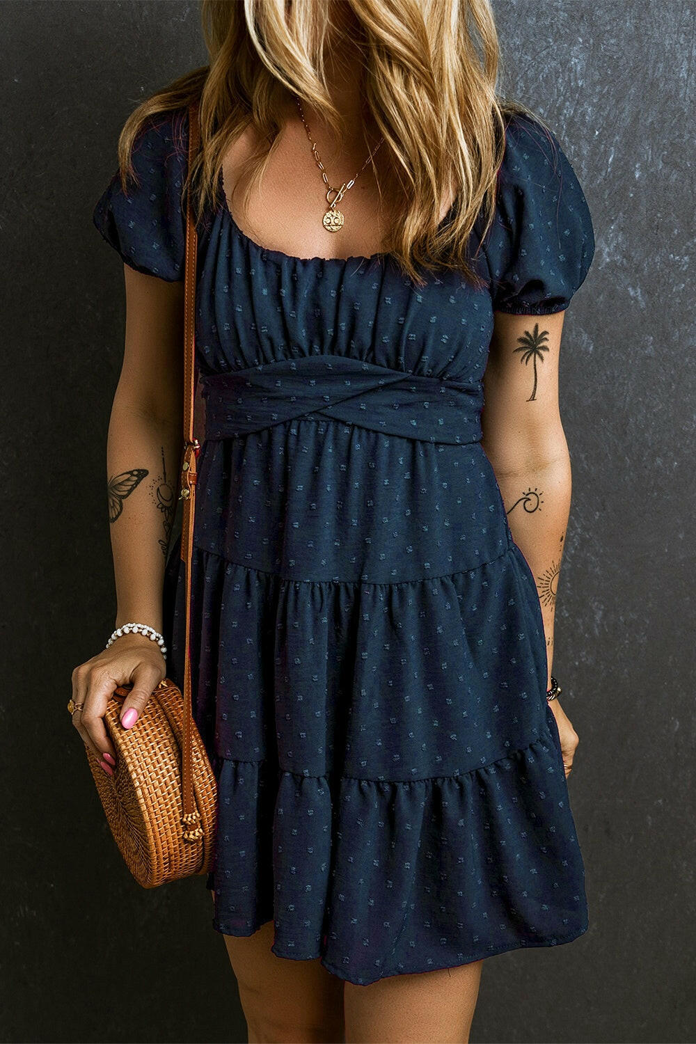 Lucy Navy Blue Dress