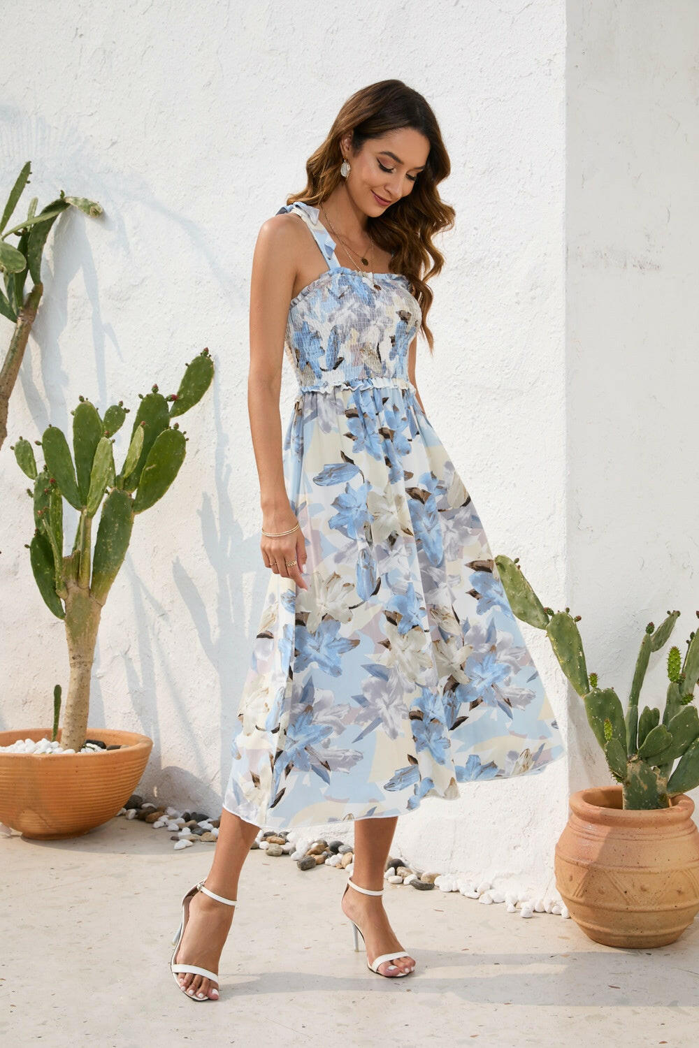 Aurora Floral Midi Dress