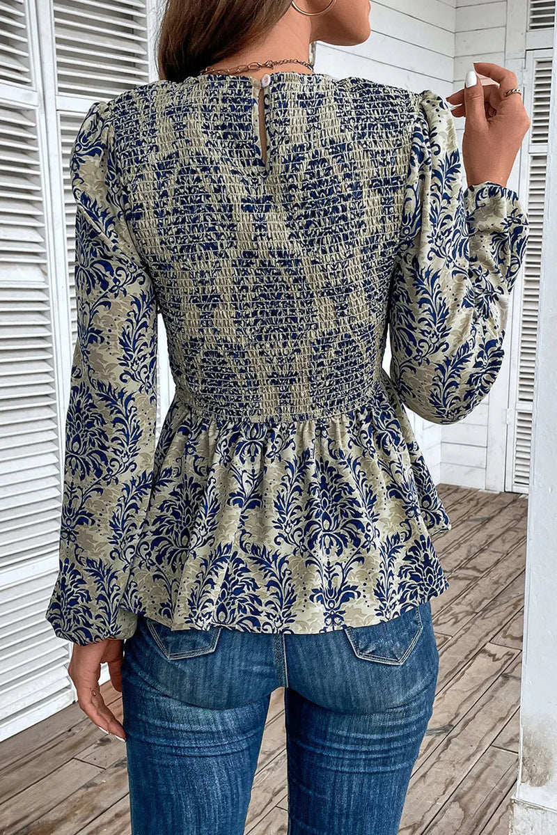 Peplum Boho Blouse