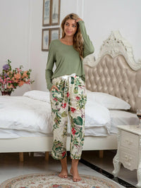 Long Sleeve Top and Pants Lounge Set