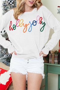 Festive Chenille Sweater