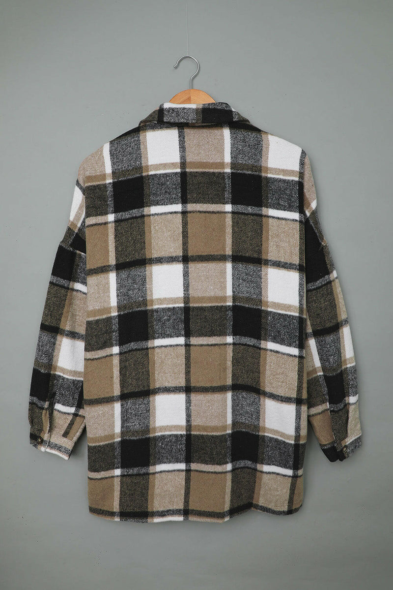 Autumn Plaid Flannel Shacket