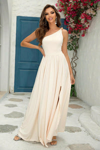 Completely In Love One-Shoulder Split Maxi Dress