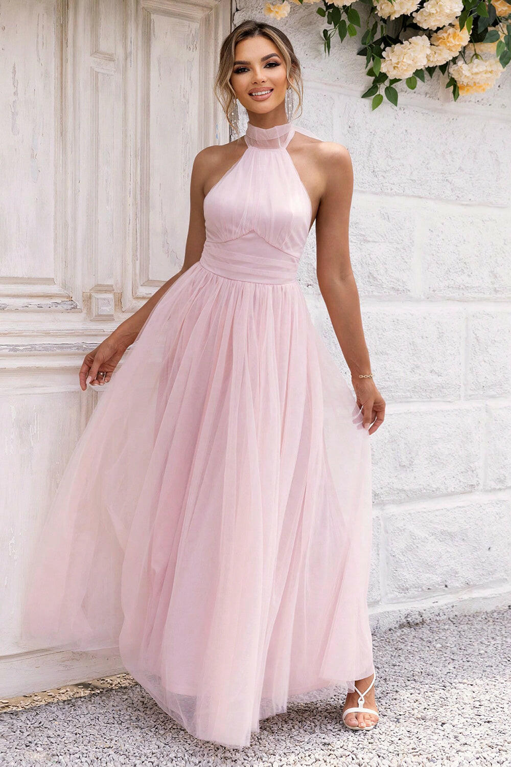 Chantel Tulle Maxi Dress