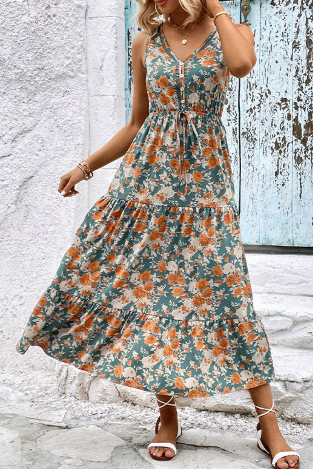 Natalie Floral Maxi Dress