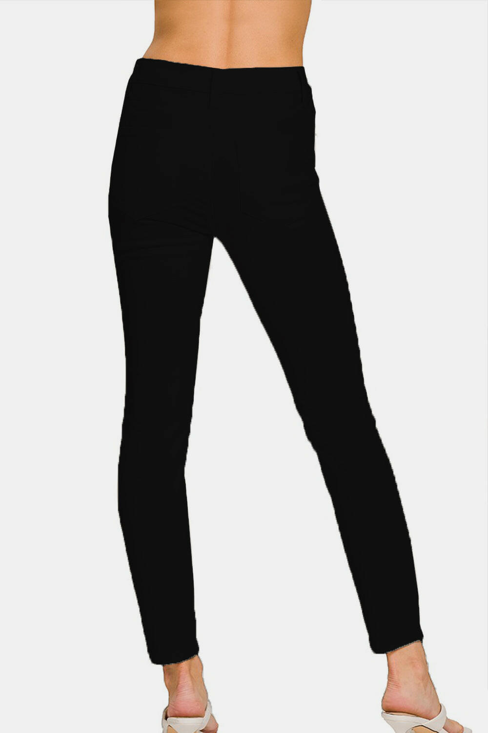 Black High-Rise Skinny Jeans