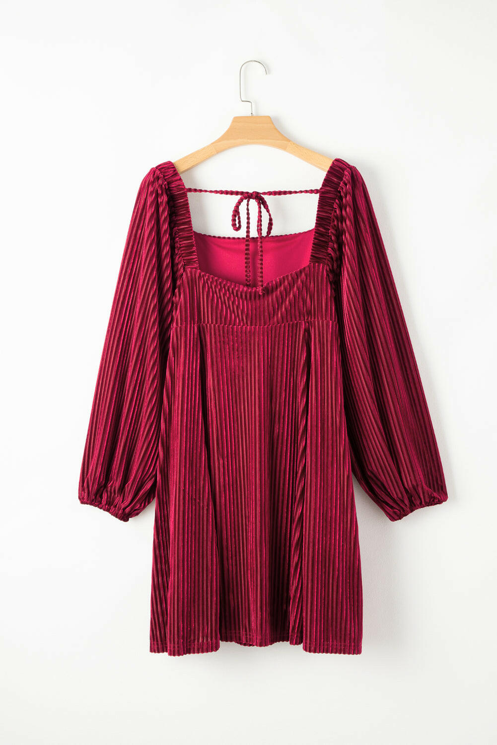 Cori Velvet Babydoll Dress