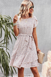 Stacy Petal Sleeve Midi Dress