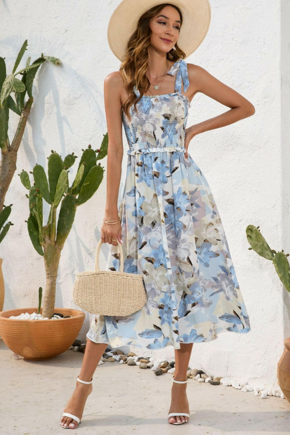 Aurora Floral Midi Dress