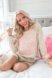 Wife of the Party Sweatshirt and Shorts Set