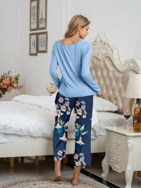 Long Sleeve Top and Pants Lounge Set