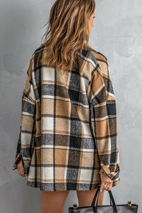 Autumn Plaid Flannel Shacket