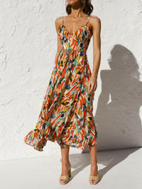 Amelia Printed Midi Cami dress