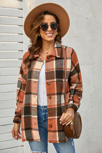 Autumn Plaid Flannel Shacket