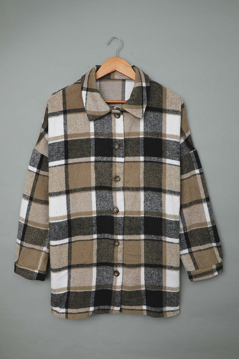 Autumn Plaid Flannel Shacket