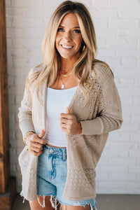 Knit Open Front Cardigan