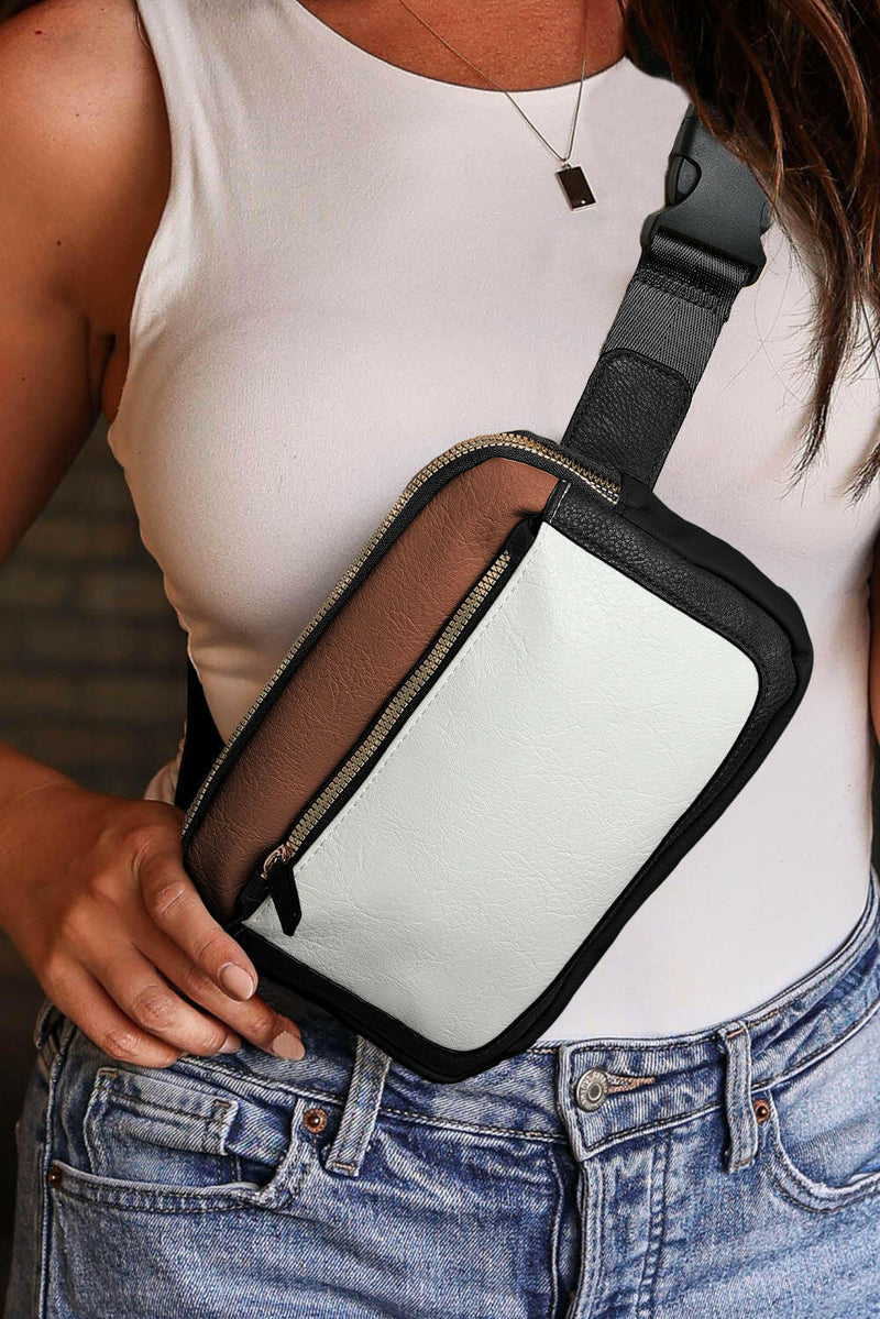 Color Block Crossbody Bag