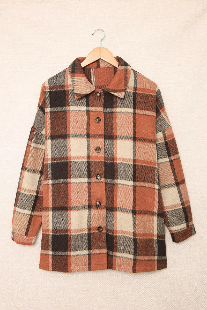 Autumn Plaid Flannel Shacket