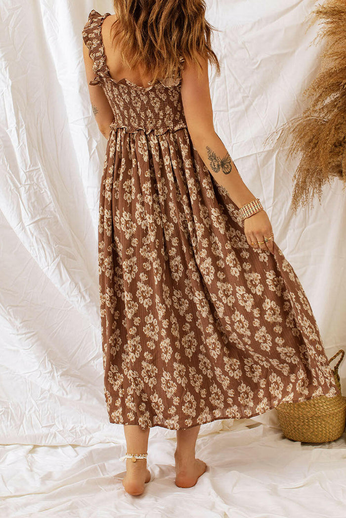 Shelby Brown Floral Maxi Dress