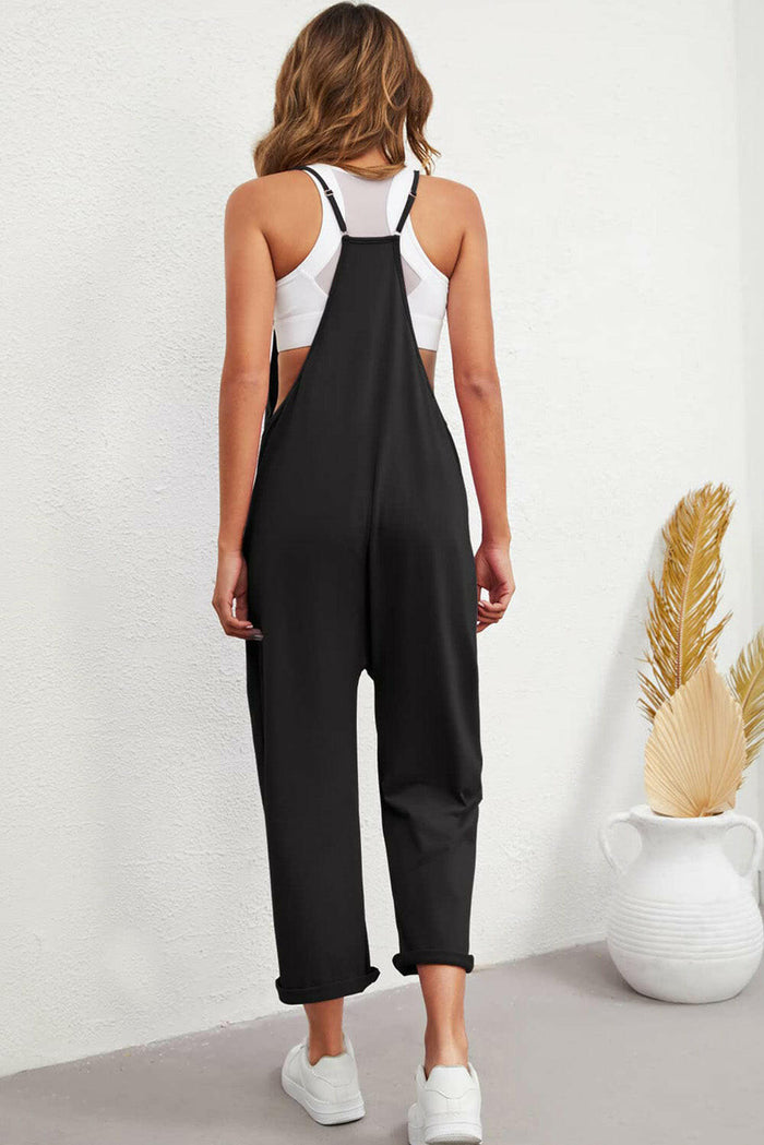 Straight Leg Jumpsuit With Pockets