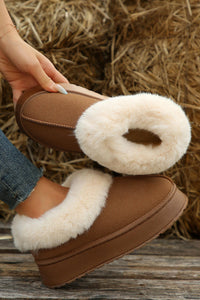 Plush Suede Cozy Slippers