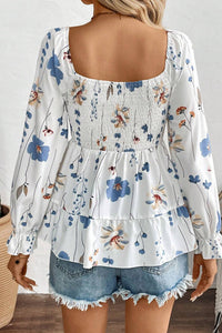 Floral Babydoll Blouse