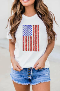 USA Flag Graphic Tee