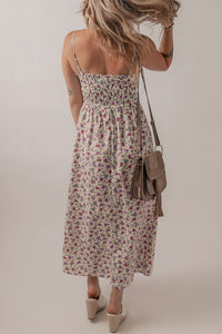 Rachel Boho Floral Midi Dress
