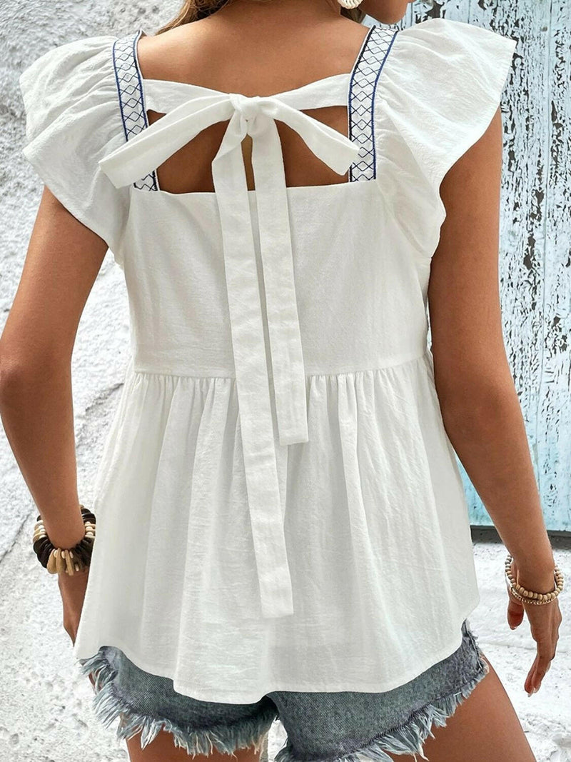 Babydoll Sweet Ruffled Top