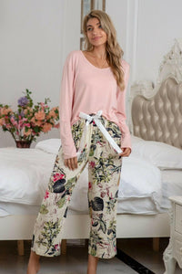 Long Sleeve Top and Pants Lounge Set