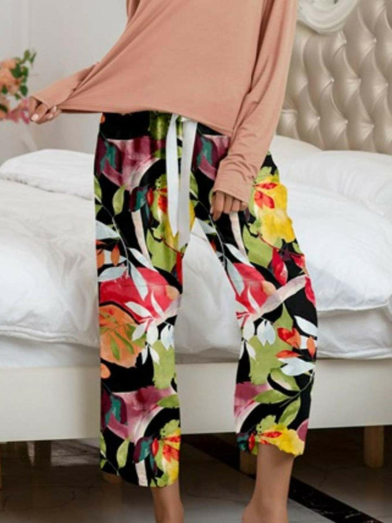 Long Sleeve Top and Pants Lounge Set