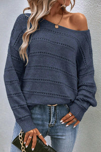 Pointelle Knit Sweater