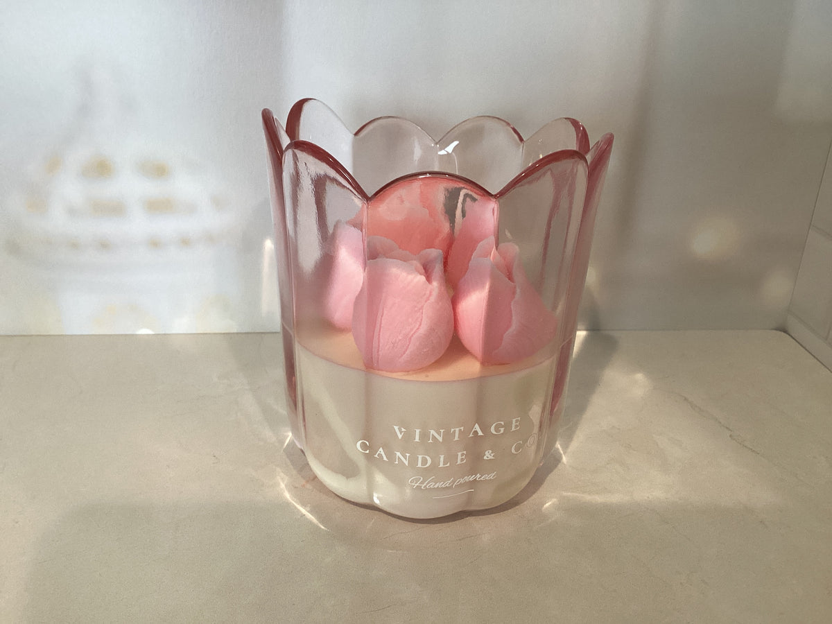 Large Tulip Candle