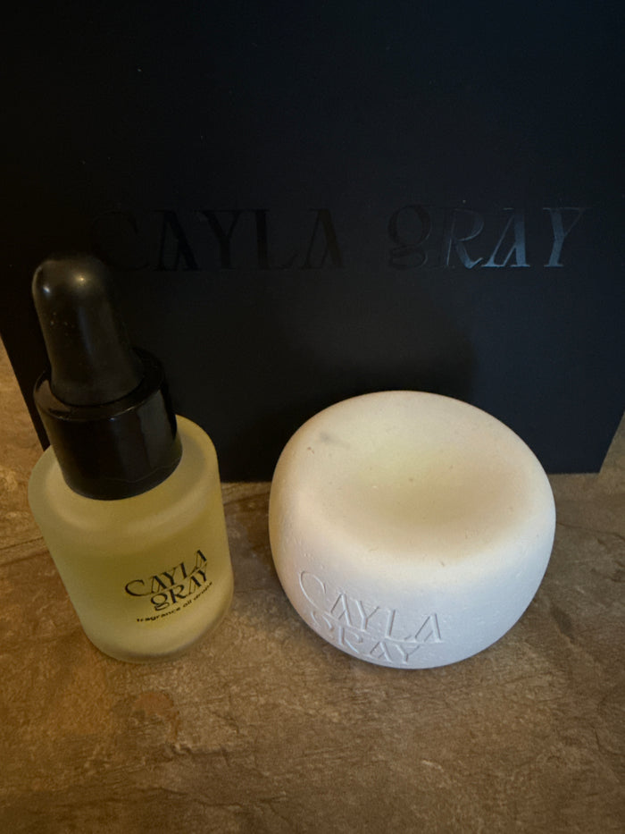Cayla Gray Cozy Scent Stone Set