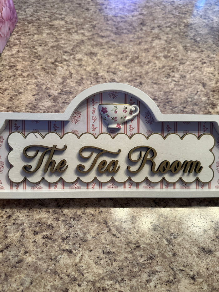 Tea Room Sign