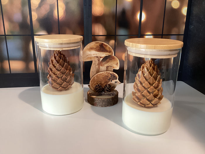 Pinecone Candle
