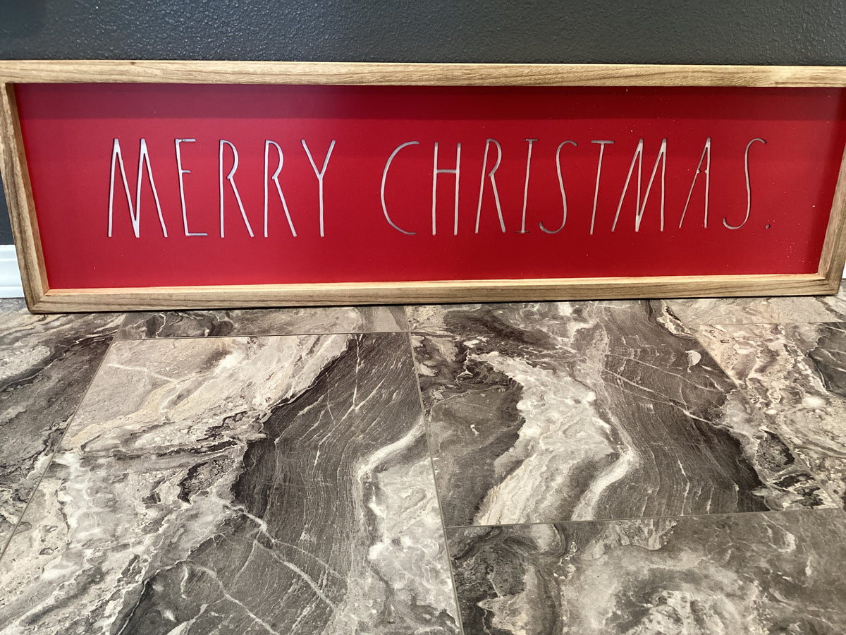 Merry Christmas Sign
