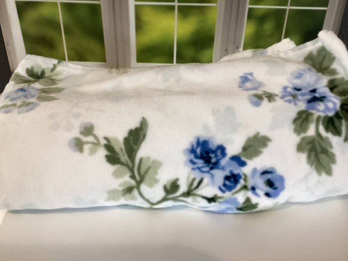 Blue Floral Towel
