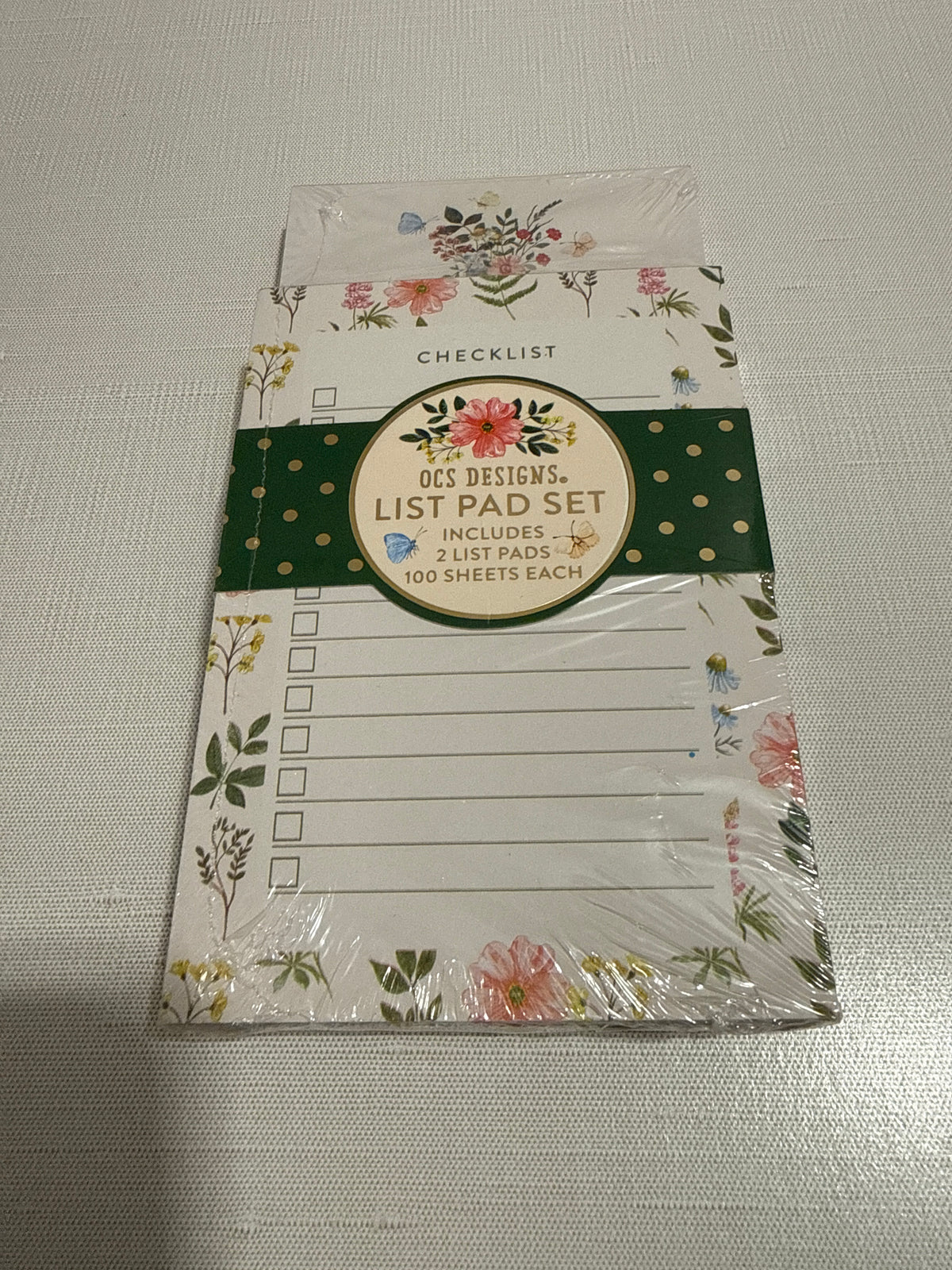 Floral Notepad Set