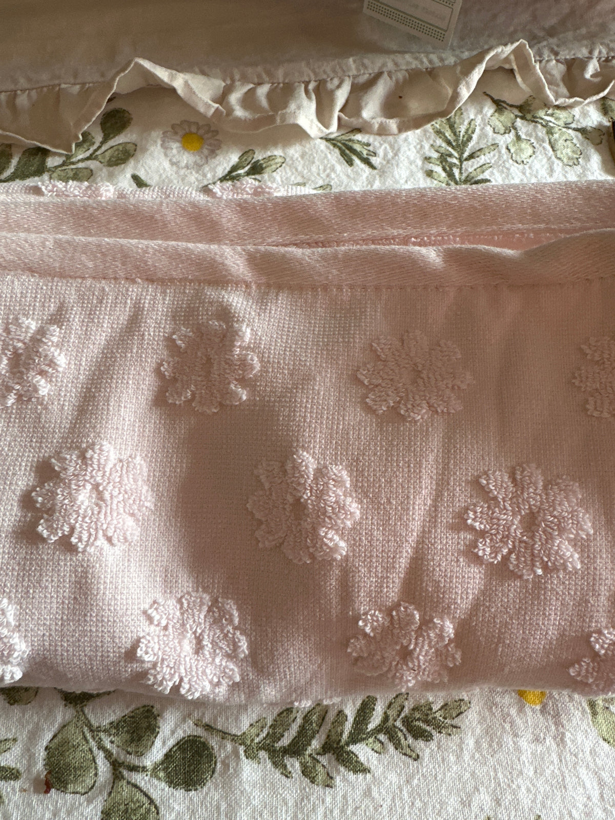 Pink Floral Towel