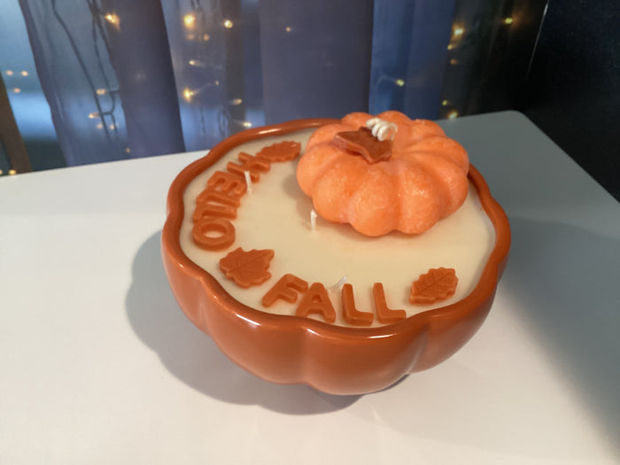Hello Fall Candle