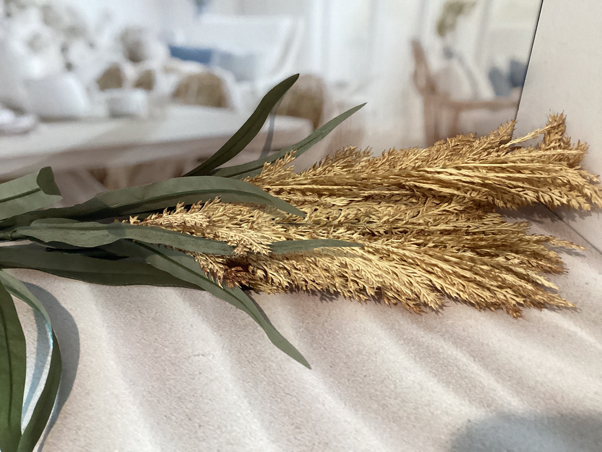 Faux Wheat Grass Sprig